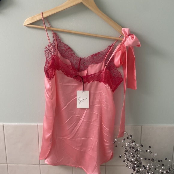 🌸JAPNA Sandro Paris FranceTwo-tone pink lingerie top size small NEW WITH TAG 🏷 - Picture 2 of 7